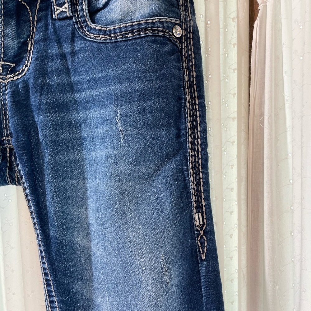 👖Rock Revival Size 26 Celinda Skinny Ankle Med Wash Jeans - Picture 12 of 16